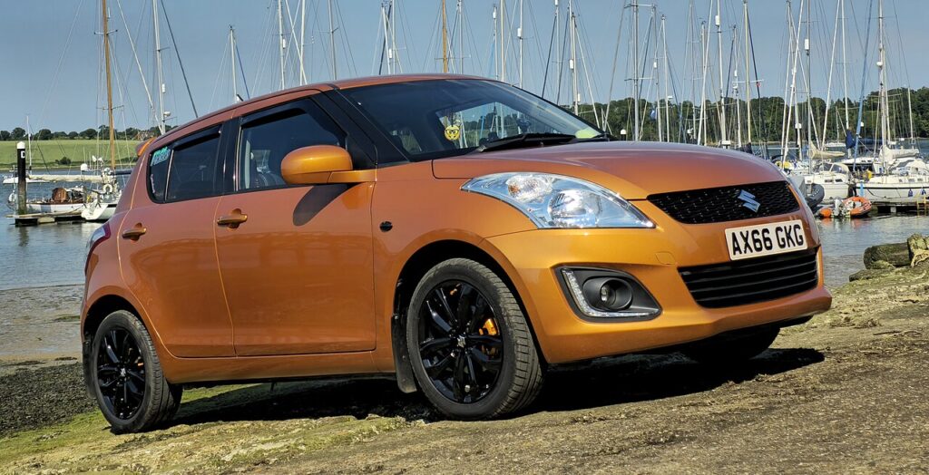 Suzuki Swift Mk3 — the vehicle covered in this guide.