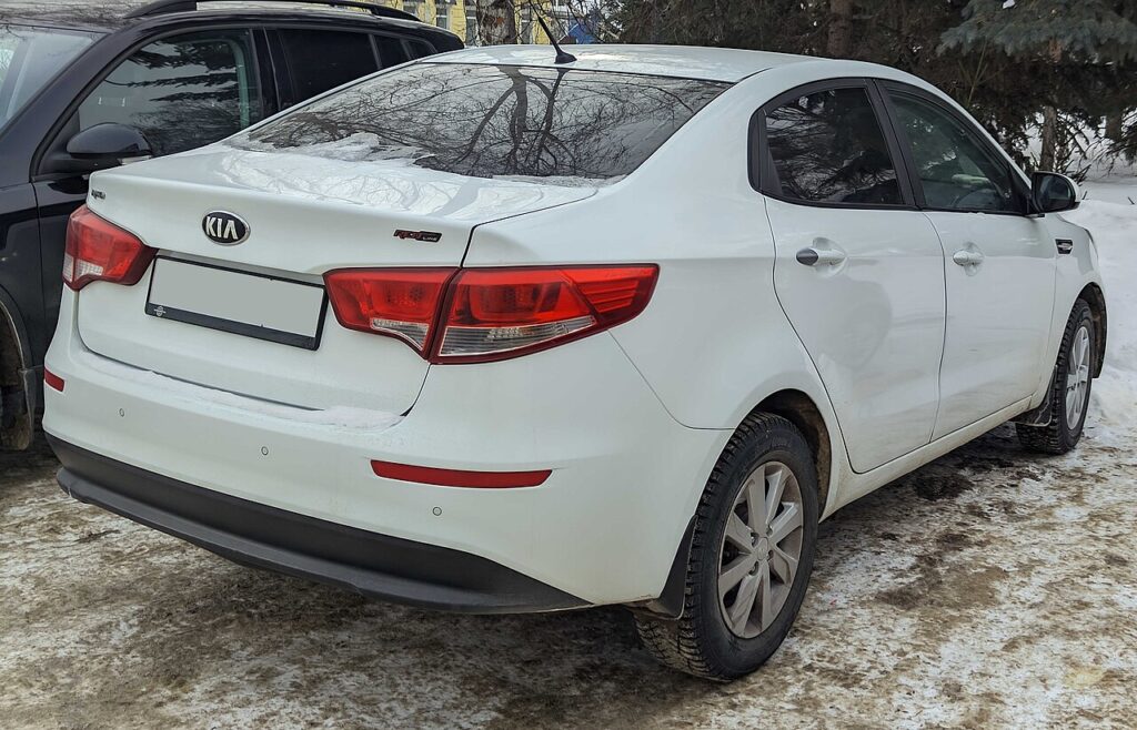 Kia Rio Mk3 — the vehicle covered in this reset guide.