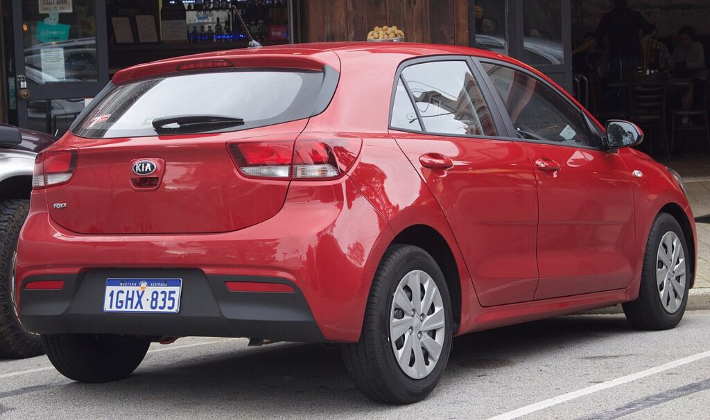 Kia Rio Mk4 — the vehicle covered in this reset guide.