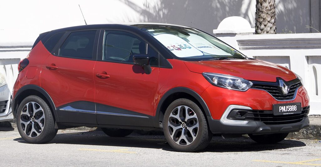 Renault Captur Mk1 — the vehicle covered in this reset guide.