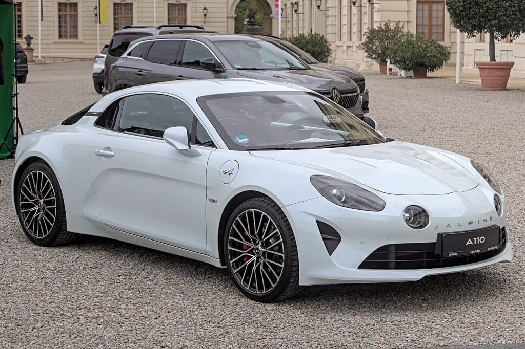 Alpine A110 — the vehicle covered in this reset guide.