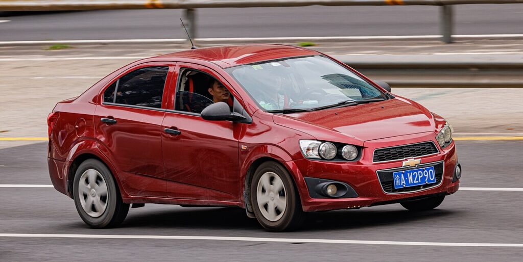 Chevrolet Aveo Mk2 — the vehicle covered in this reset guide.