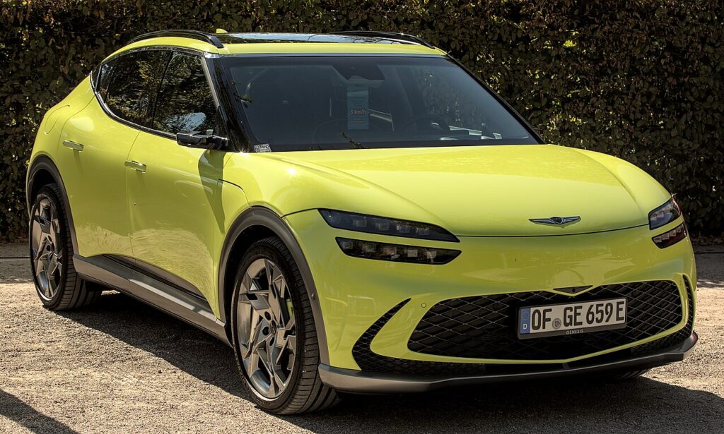 Genesis GV60 — the vehicle covered in this reset guide.
