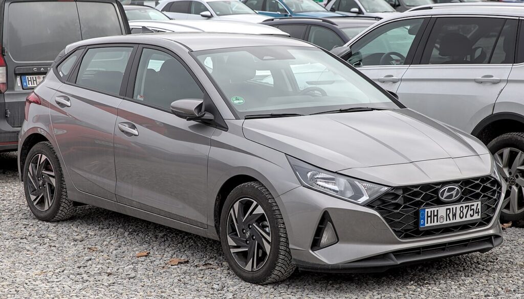 Hyundai i20 Mk3 — the vehicle covered in this reset guide.