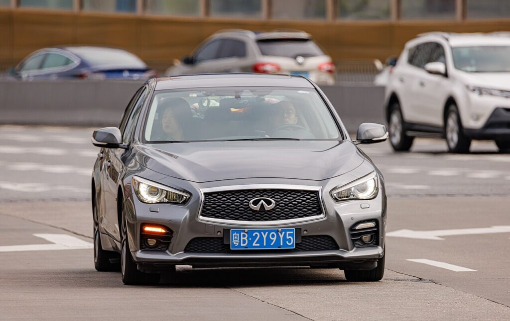 Infiniti Q50 — the vehicle covered in this reset guide.