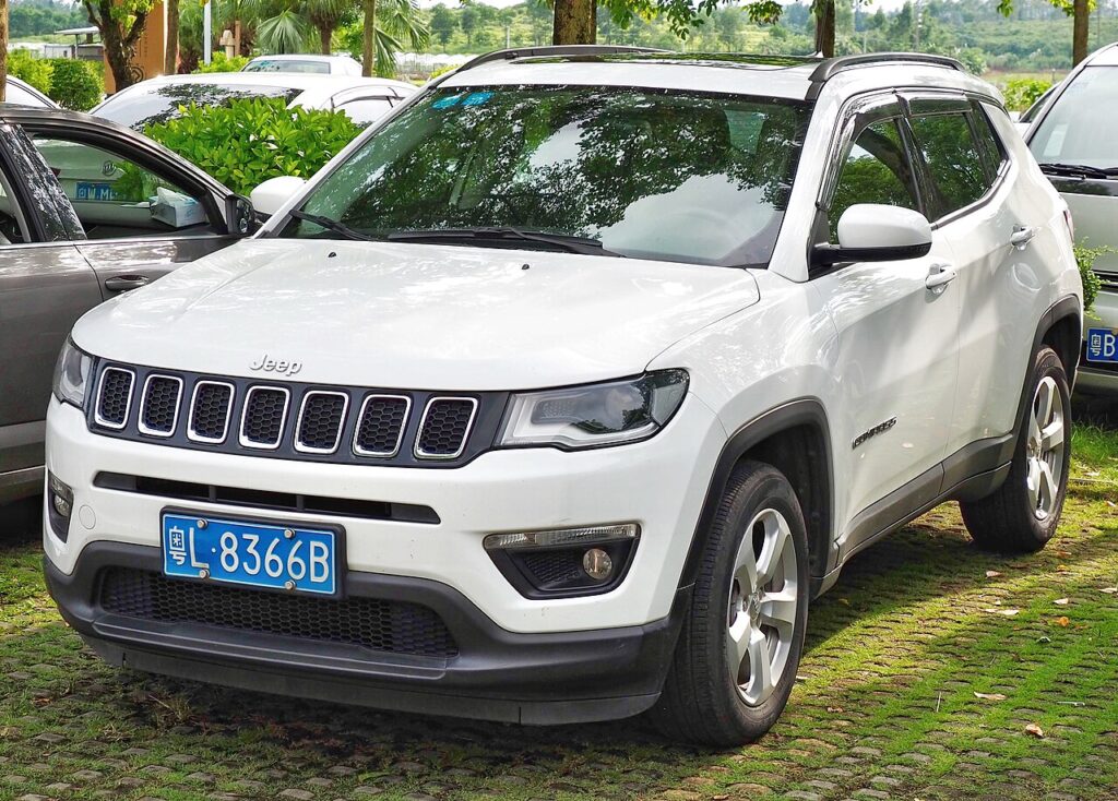 Jeep Compass Mk2 — the vehicle covered in this reset guide.