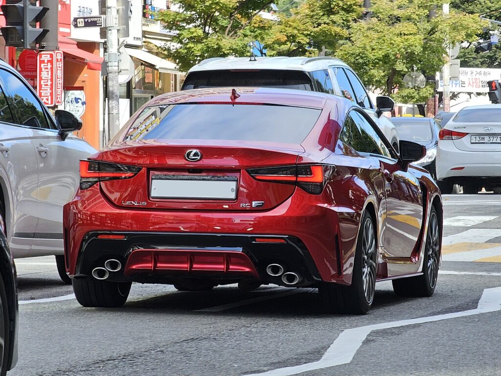 Lexus RC Mk1 — the vehicle covered in this reset guide.