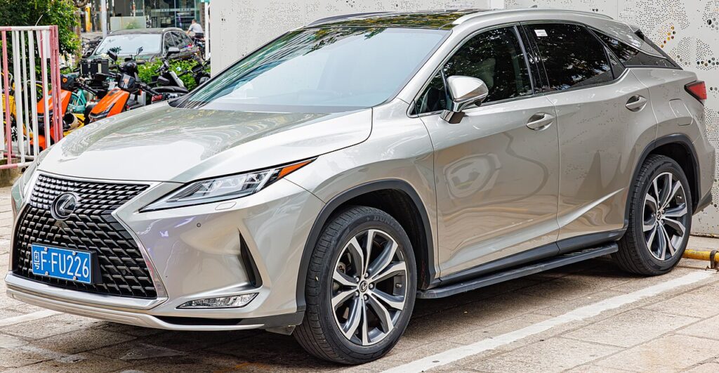 Lexus RX Mk4 — the vehicle covered in this reset guide.