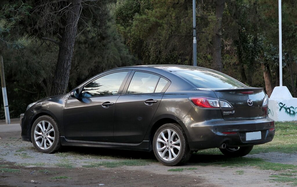Mazda 3 Mk2 — the vehicle covered in this reset guide.