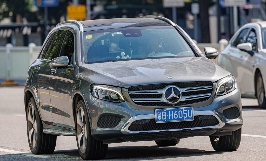 Mercedes GLC Mk1 — the vehicle covered in this reset guide.