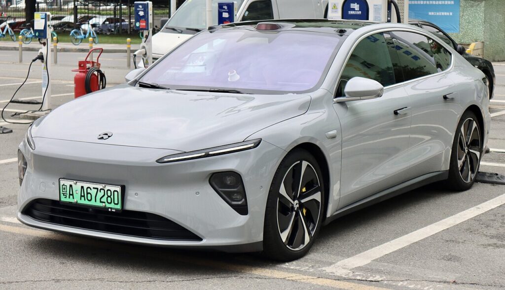 NIO ET7 — the vehicle covered in this reset guide.