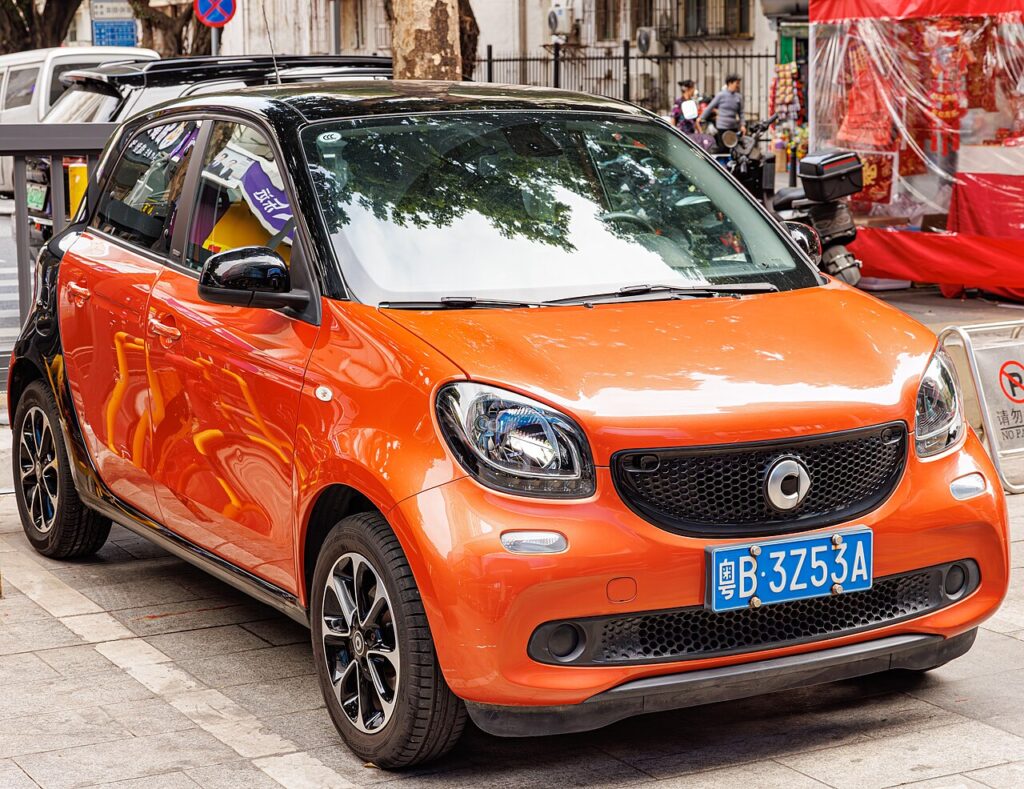 Smart Forfour Mk2 — the vehicle covered in this reset guide.