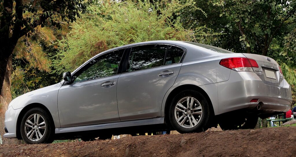 Subaru Legacy Mk6 — the vehicle covered in this reset guide.