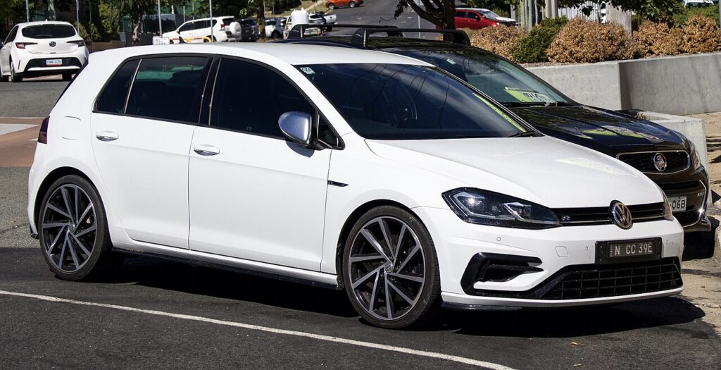 Volkswagen Golf Mk8 — the vehicle covered in this guide.