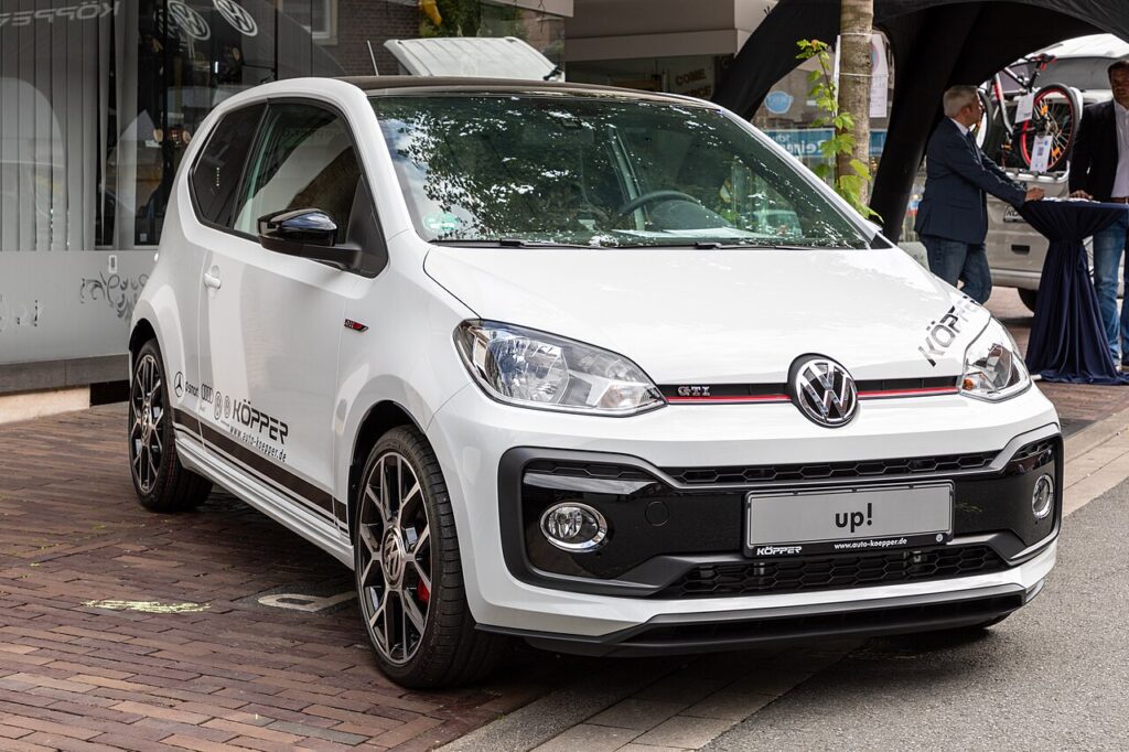 Volkswagen Up Mk1 — the vehicle covered in this reset guide.