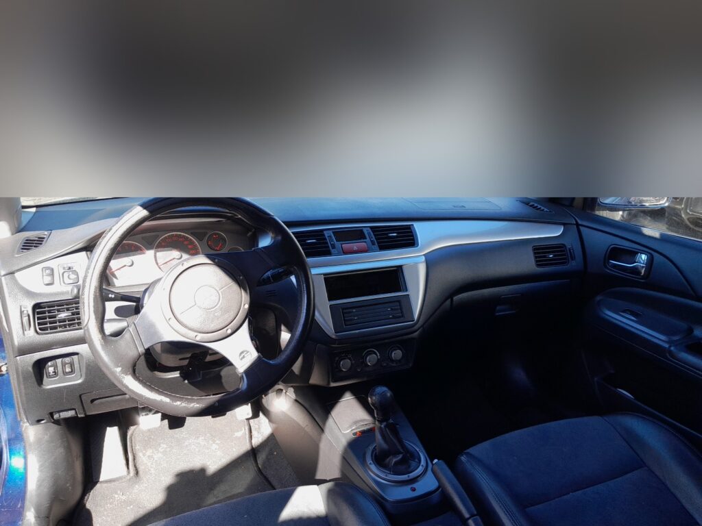 Interior and dashboard of the Mitsubishi Lancer Mk7 (CS).