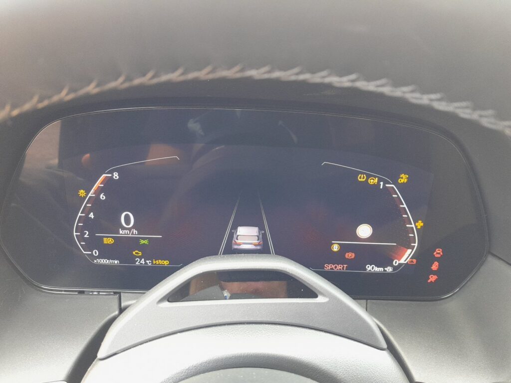 Mazda CX-5 digital instrument cluster