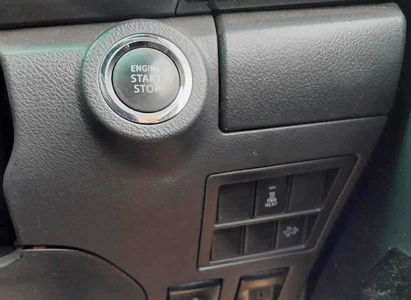 Toyota Hilux engine start stop button